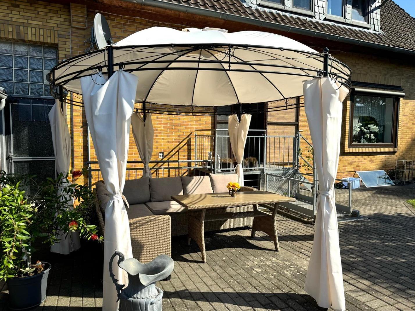 Ferien-Whg Stuenkel Nahe Steinhuder Meer Mit Garten Und Balkon Luaran gambar
