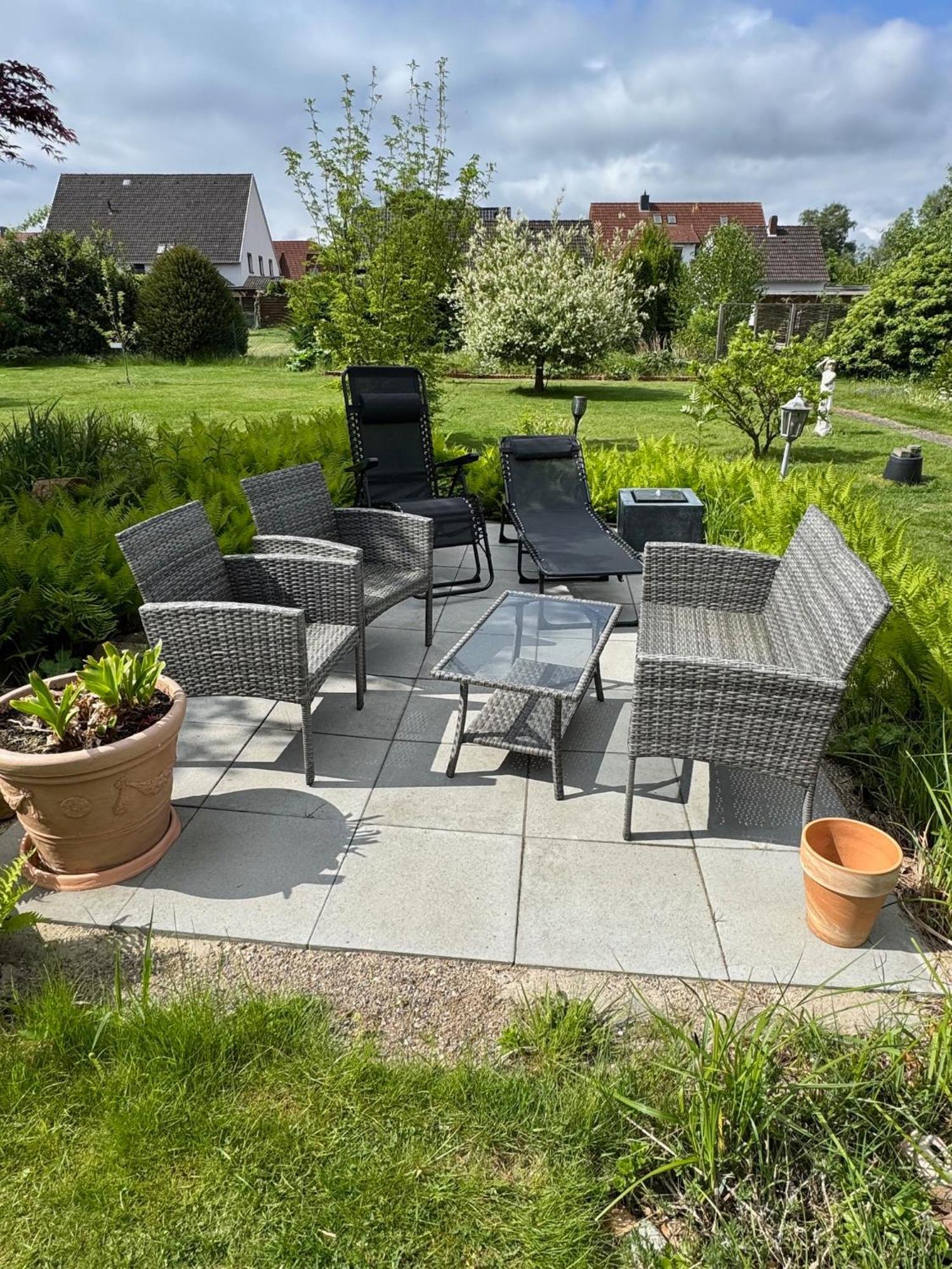 Ferien-Whg Stuenkel Nahe Steinhuder Meer Mit Garten Und Balkon Luaran gambar