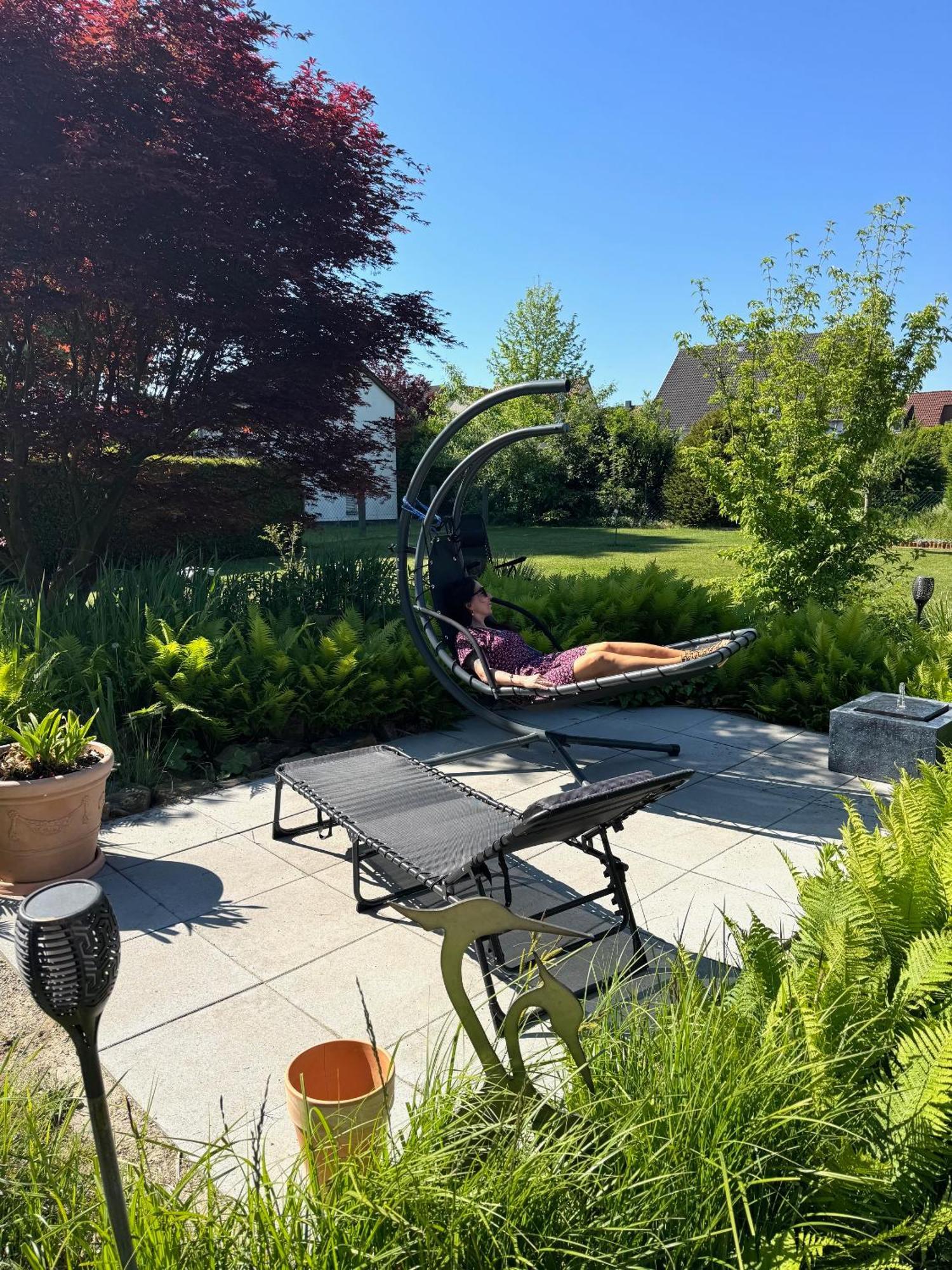Ferien-Whg Stuenkel Nahe Steinhuder Meer Mit Garten Und Balkon Luaran gambar